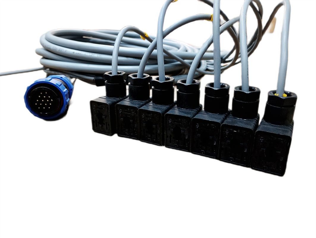 Okablowanie do sterownika sterującego cieczą