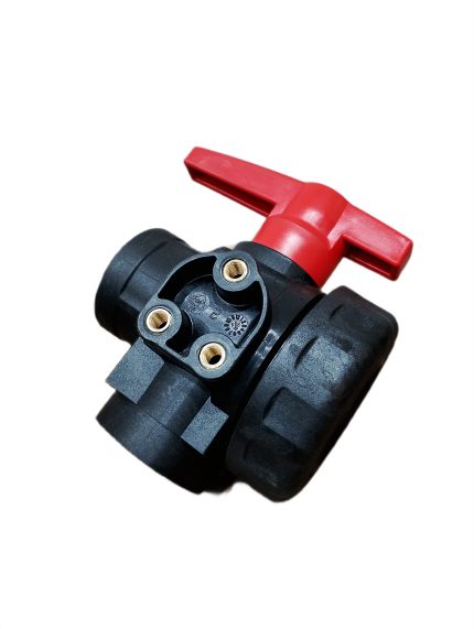 Zawór kulowy trzy drożny 1 1/2 cala